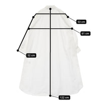 KURASHI&Trips 白いシャツワンピース 前田敬子さんコラボ 25SS ホワイト レディース クラシアンドトリップス/北欧暮らしの道具店【中古】5-1011M♪
