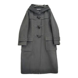 UNITED ARROWS Wメルトンダッフルコート 定価79200円 サイズ38 ダッフルコート チャコールグレー レディース ユナイテッドアローズ【中古】5-1123A♪