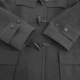 UNITED ARROWS Wメルトンダッフルコート 定価79200円 サイズ38 ダッフルコート チャコールグレー レディース ユナイテッドアローズ【中古】5-1123A♪