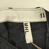 MHL./ALPHA 578-142172 コットンナイロン ミリタリー カーゴ パンツ ネイビー レディース エムエイチエル/アルファ【中古】6-0215G∞
