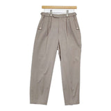 KURASHI&Trips 903-70903188-X タック コットン センタープレス パンツ グレージュ レディース クラシアンドトリップス/北欧、暮らしの道具店【中古】6-0215G∞
