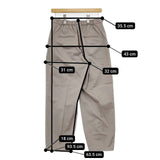 KURASHI&Trips 903-70903188-X タック コットン センタープレス パンツ グレージュ レディース クラシアンドトリップス/北欧、暮らしの道具店【中古】6-0215G∞