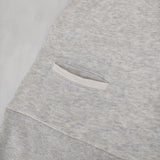 sirone 日本製 コットン ダブルジップ パーカー ライトグレー レディース シロネ【中古】6-0117M∞