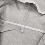 sirone 日本製 コットン ダブルジップ パーカー グレージュ レディース シロネ【中古】6-0117M∞