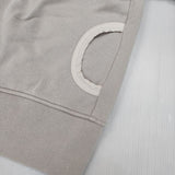 sirone コットン ダブルジップ 日本製 綿 パーカー グレージュ レディース シロネ【中古】6-0117M∞