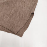 KURASHI&Trips ウール混 リブニット ロング カーディガン ブラウン レディース クラシアンドトリップス/北欧、暮らしの道具店【中古】5-1123T♪