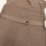 KURASHI&Trips ウール混 リブニット ロング カーディガン ブラウン レディース クラシアンドトリップス/北欧、暮らしの道具店【中古】5-1123T♪