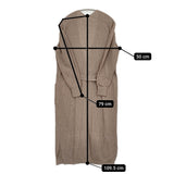 KURASHI&Trips ウール混 リブニット ロング カーディガン ブラウン レディース クラシアンドトリップス/北欧、暮らしの道具店【中古】5-1123T♪