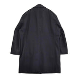 Calvin Klein COCBLW0500 サイズ38 ウール ステンカラーコート ネイビー レディース カルバンクライン【中古】5-1115T♪