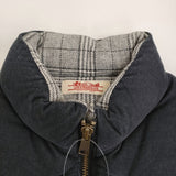 Levi's グレンチェック ヨークダウン PCL15-210 サイズM ダウンベスト グレー レディース リーバイス【中古】5-1115T♪