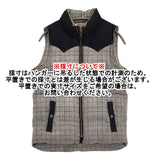 Levi's グレンチェック ヨークダウン PCL15-210 サイズM ダウンベスト グレー レディース リーバイス【中古】5-1115T♪