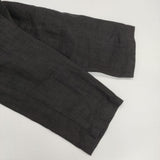 fog linen work リトアニア製 リネン 羽織 ジャケット カーディガン ブラック レディース フォグリネンワーク【中古】6-0405M∞