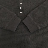 T by Alexander Wang ヘンリーネックワッフルセーター サイズS メリノウール ニット ブラック レディース アレキサンダーワン【中古】5-1123T♪
