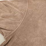 UNIVERSAL SEVEN ベロア BIGワンピース 定価13750円 ワンピース ピンクベージュ レディース ユニヴァーサルセブン【中古】5-1123T♪