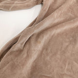 UNIVERSAL SEVEN ベロア BIGワンピース 定価13750円 ワンピース ピンクベージュ レディース ユニヴァーサルセブン【中古】5-1123T♪