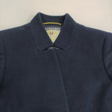 JOURNAL STANDARD L'essage PONTETORTO 2 ウールカシミヤダブルボタンコート 紺 レディース ジャーナルスタンダードレサージュ【中古】5-1018A♪