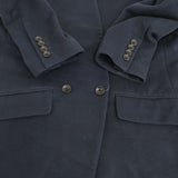 JOURNAL STANDARD L'essage PONTETORTO 2 ウールカシミヤダブルボタンコート 紺 レディース ジャーナルスタンダードレサージュ【中古】5-1018A♪