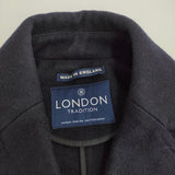 London Tradition 別注 LONG TAILORED COAT サイズ34 定価59400円 コート ネイビー レディース ロンドントラディション【中古】5-1018A♪