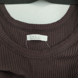JOURNAL STANDARD NEU C/PLリブ スリット ワンピース ブラウン レディース ジャーナルスタンダード【中古】6-0510S∞