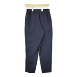 saqui ファリエロサルティ地 テーパードリボンパンツ 定価29700円 18BA02 パンツ ネイビー レディース サキ【中古】6-0215G∞