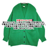 Spick and Span レターマンビッグカーディガン 定価23100円 カーディガン 22AW グリーン レディース スピックアンドスパン【中古】5-1115T♪