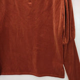 AMERI OVER GATHER SLEEVE TOP ベロアトップス ブラウス シャツ ブラウン系 レディース アメリ【中古】5-1116T∞