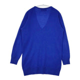 Deuxieme Classe カシミヤ Vネック セーター ニット ブルー レディース ドゥーズィエムクラス【中古】5-1129T∞