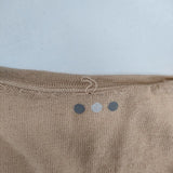 three dots ウール セーター ニット ベージュ レディース スリードッツ【中古】5-1120T∞