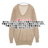 three dots ウール セーター ニット ベージュ レディース スリードッツ【中古】5-1120T∞