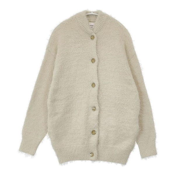 限定値下げ【新品未使用】ＡＭＥＲＩ　アメリ　ツィードフリンジニットカーデ AMERI FEATHER OVER CARDIGAN WITH VEST ベスト カーディガン
