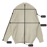 AMERI FEATHER OVER CARDIGAN WITH VEST ベスト カーディガン セットアップ ツインニット セーター ニット ベージュ レディース アメリ【中古】5-1116T∞