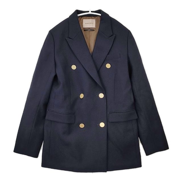 BEAMS LIGHTS ウール ダブルテーラード ジャケット 定価42900円 紺ブレ