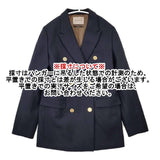 BEAMS LIGHTS ウール ダブルテーラード ジャケット 定価42900円 紺ブレ 金ボタン テーラードジャケット 20AW ネイビー レディース ビームスライツ【中古】5-1116T∞