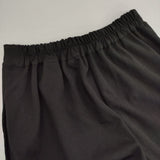 antiqua 裾リブスリットパンツ AY-00014 イージー パンツ ブラック レディース アンティカ【中古】6-0215G∞