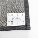 R&D.M.Co- LINEN DENIM KITCHEN CLOTH リネンデニムキッチンクロス その他雑貨 ブラック レディース オールドマンズテーラー【中古】6-0130G◎