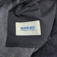 BEAMS BOY ラップ プリーツ スカート 定価19580円 サイズ2 デニム ロングスカート インディゴ レディース ビームスボーイ【中古】5-1011G♪