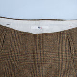 45R/45rpm コットンツイードスカート グレンチェック スカート ブラウン レディース フォーティーファイブアールピーエム【中古】6-0128M∞