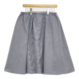 45R/45rpm クールストレッチフレアスカート ウエストゴム スカート ブルー ホワイト レディース フォーティーファイブアールピーエム【中古】6-0128M∞