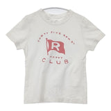 45R/45rpm HAPPY CLUB 半袖Ｔシャツ カットソー ホワイト レディース フォーティーファイブアールピーエム【中古】6-0510S∞