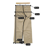 umii 908/45R/45rpm コットン サイズ2 パンツ ベージュ レディース ウミフォーティーファイブアールピーエム【中古】6-0128G∞