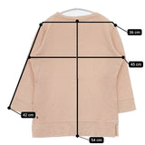 45R/45rpm コットン 長袖Ｔシャツ カットソー ロンＴ サーモンピンク レディース フォーティーファイブアールピーエム【中古】6-0128M∞