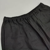 maison de SOIL 日本製 リネン ワイド イージー パンツ ブラック レディース メゾンドソイル【中古】6-0405M∞
