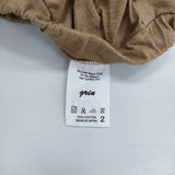 grin 日本製 マナプール天竺 バルーンパンツ コットン 製品染め 804C-29 パンツ ベージュ レディース グリン【中古】6-0405M∞