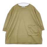 YARRA ポケット ワイド Ｔシャツ カットソー カーキ レディース ヤラ【中古】6-0510S∞