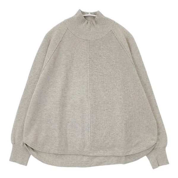 ESTROISLOSE コットンカシミヤ タートルプルオーバー 定価15180円 セーター ニット ライトグレー レディース エストゥロワルーズ【中古】5-1116T∞