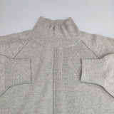 ESTROISLOSE コットンカシミヤ タートルプルオーバー 定価15180円 セーター ニット ライトグレー レディース エストゥロワルーズ【中古】5-1116T∞