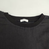 heavenly リネンギャザースリーブリブネックプルオーバー 定価12980円 ブラウス シャツ 25SS ブラック レディース ヘブンリー【中古】6-0510S∞