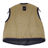 45R/45rpm 美品 ジャージフラノのリバーシブルキルトベスト 定価63800円 グレー ベージュ レディース フォーティーファイブアールピーエム【中古】5-1118T♪