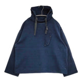 45R/45rpm ダンボールニットのフーディ（インディゴ） 定価44000円 パーカー ネイビー レディース フォーティーファイブアールピーエム【中古】6-0202M∞