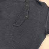 45R/45rpm ダンボールニットのフーディ（インディゴ） 定価44000円 パーカー ネイビー レディース フォーティーファイブアールピーエム【中古】6-0202M∞